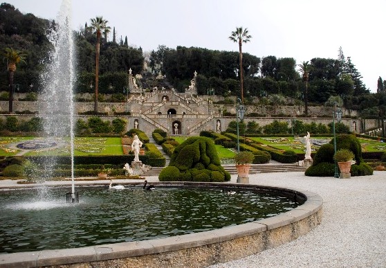 panoramica giardino Garzoni