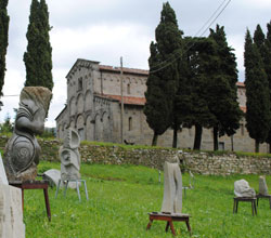 sculture in esposizione