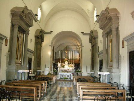 interno chiesa convento di colleviti