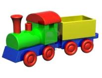 trenino di legno