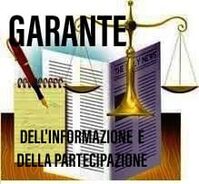 immagine garante informazione e partecipazione