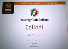 attestato del Tci per il triennio 2015/2017 